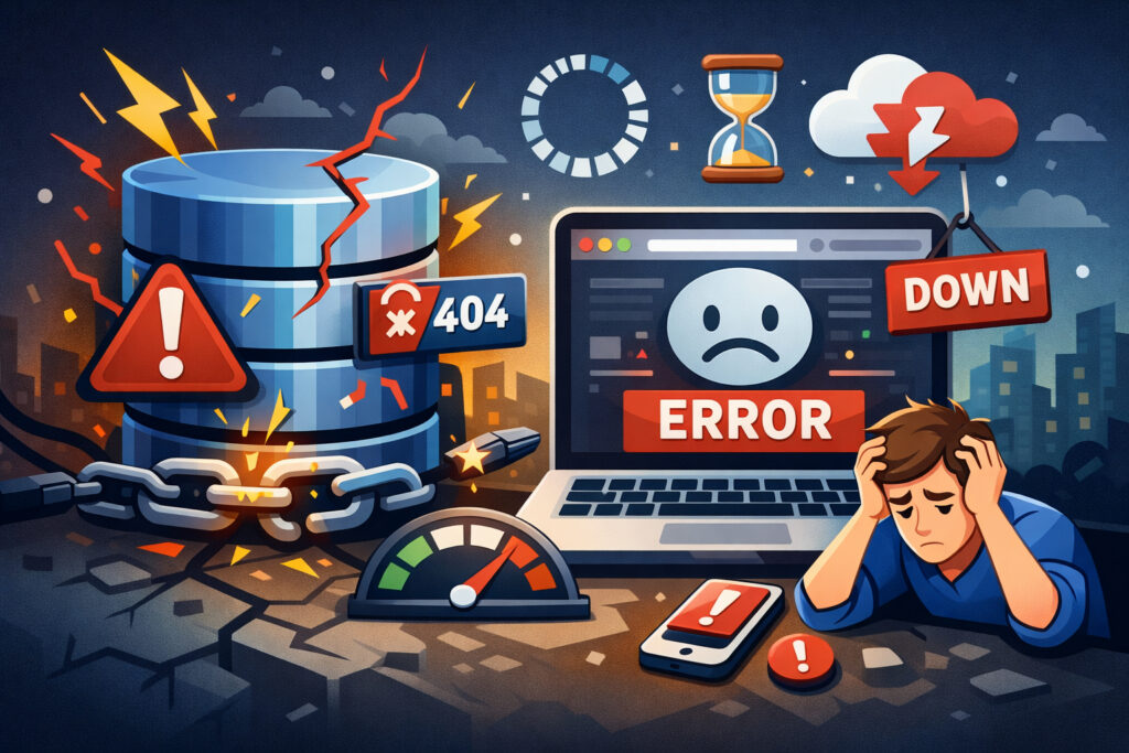How Database Issues Cause Website Downtime