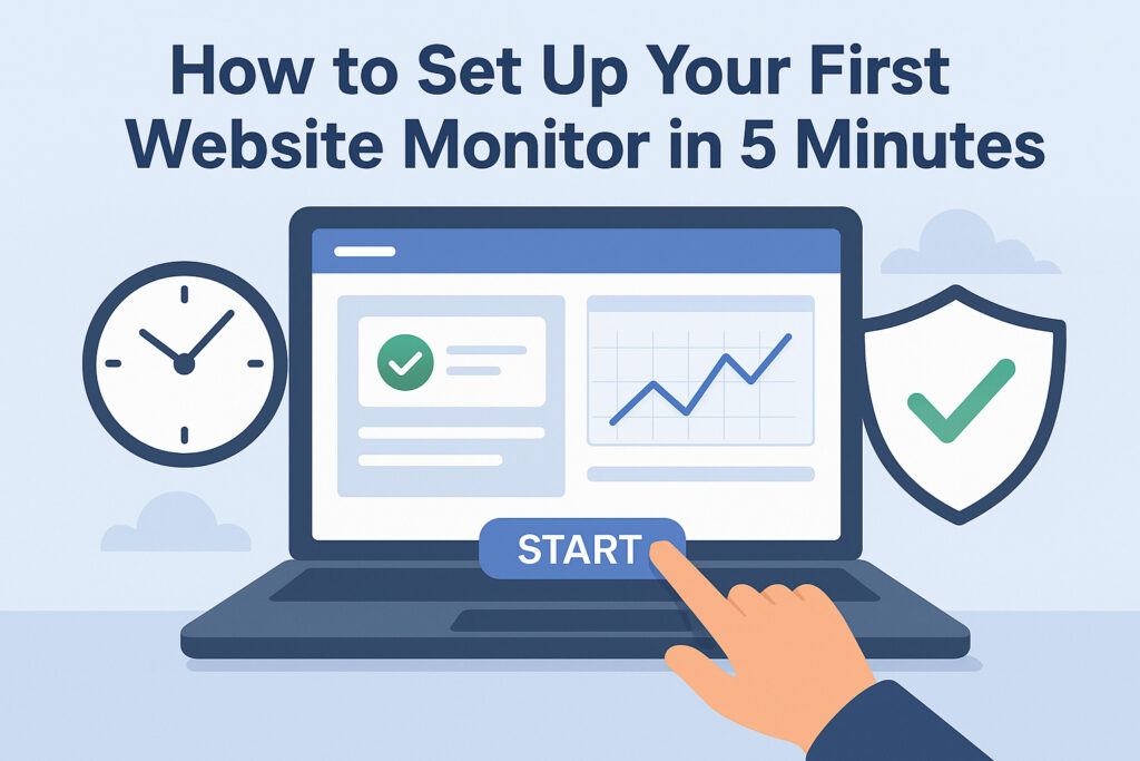 How to Set Up Your First Website Monitor in 5 Minutes